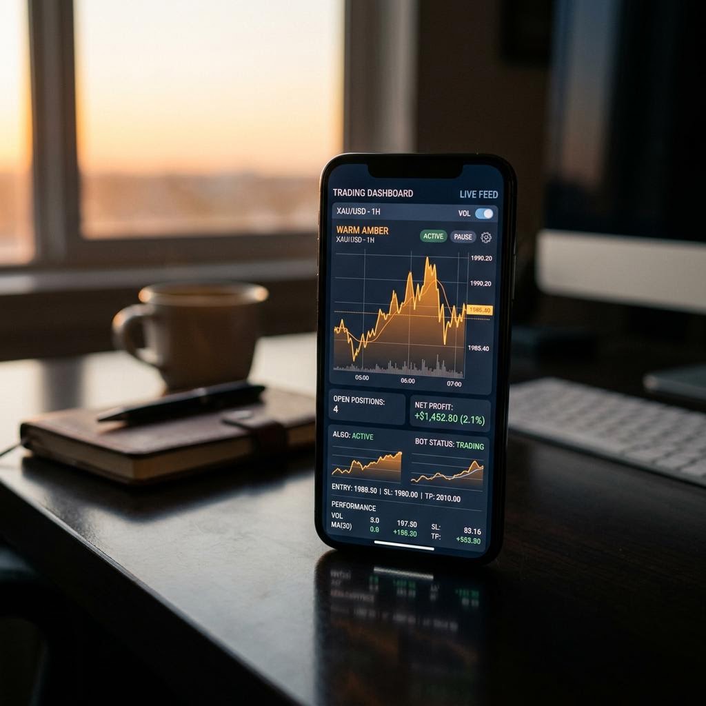 Sterling Guard Legal Dashboard auf einem modernen Smartphone